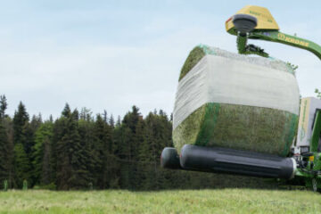 krone EasyWrap 3PL Bale Wrapper at Ord Ag