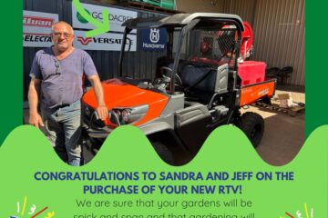 Sandra & Jeff with a brand new ATV