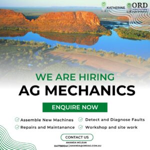 Ord Ag is seeking an Agricultural Machinery Mechanic